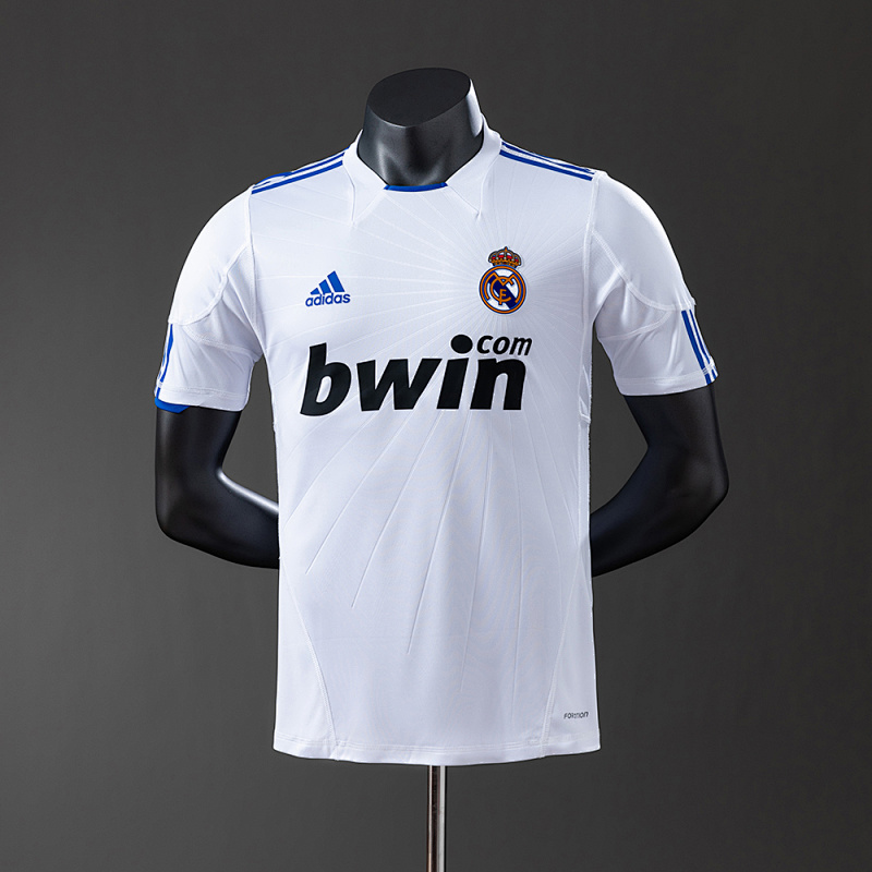Real Madrid 10/11 Home Player Version Retro Jersey S-3XL