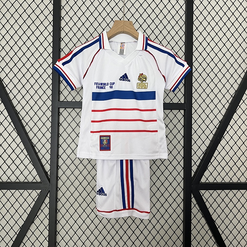 kids France 1998 away size: 16-28