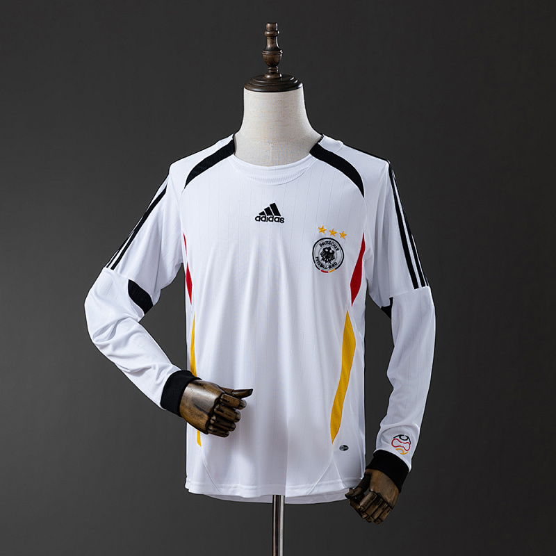 Germany 2006 Home Long Sleeve Retro Jersey S-XXL