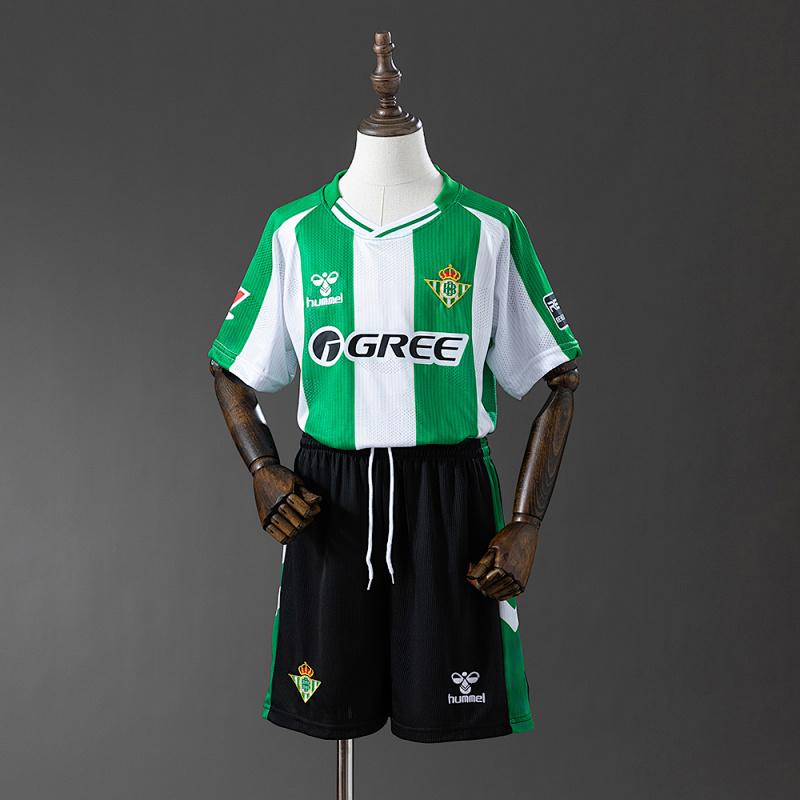 kids 25/26 Real Betis home size: 16-28