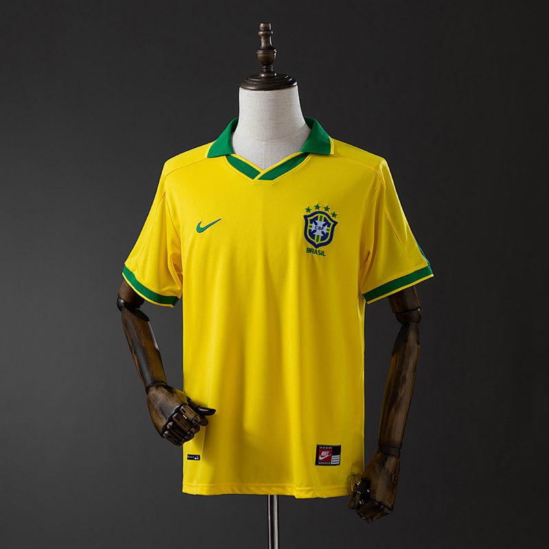 Brazil 1997 Home Retro Jersey S-XXL
