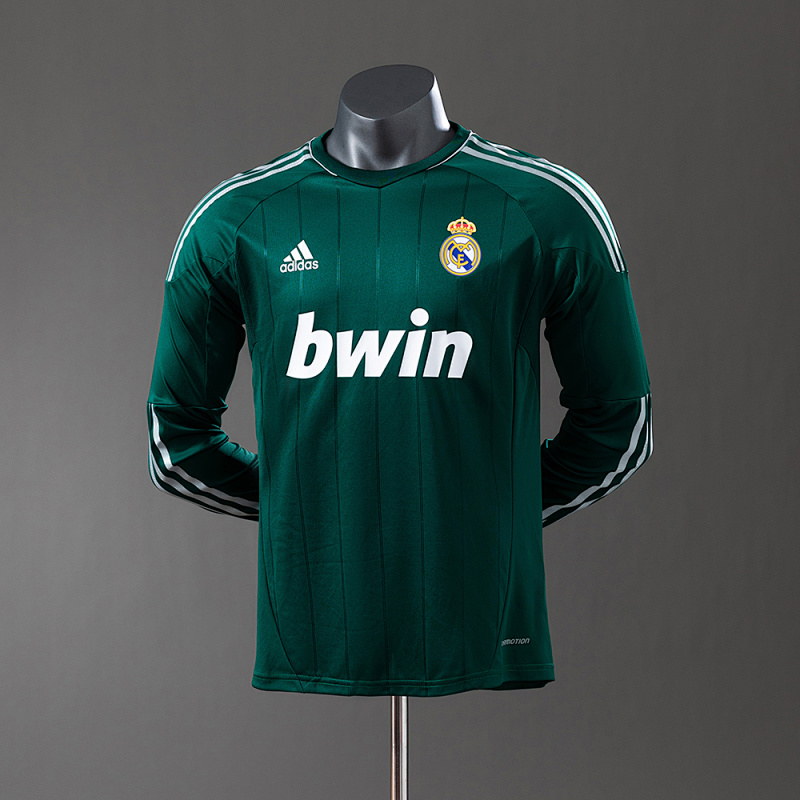 Real Madrid 12/13 Third Away Long Sleeve Player Version Retro Jersey S-3XL