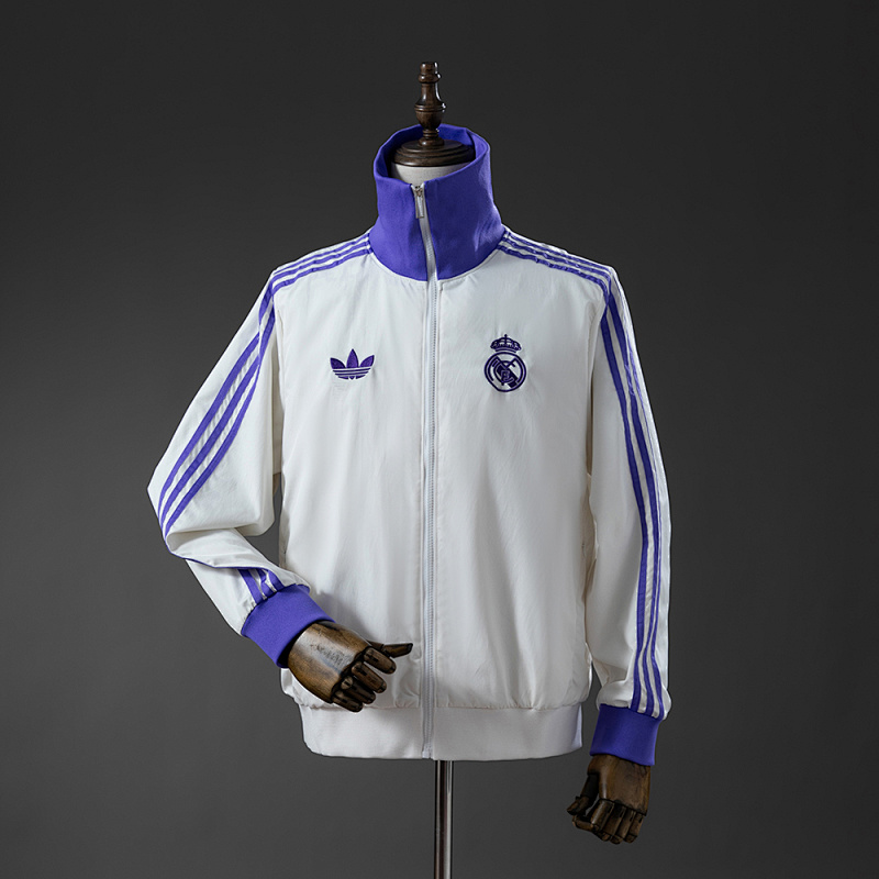 Real Madrid x Beckenbauer Windbreaker - Miracle WhiteMagic Purple S-XXL