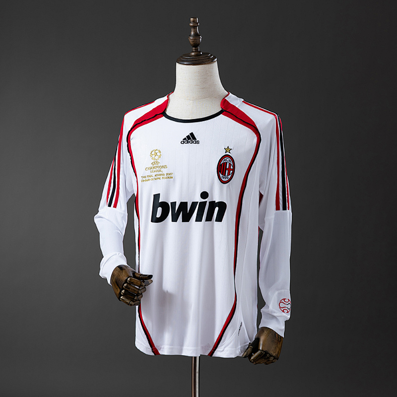 Retro Long Sleeve AC Milan 06/07 AWAY S-XXL