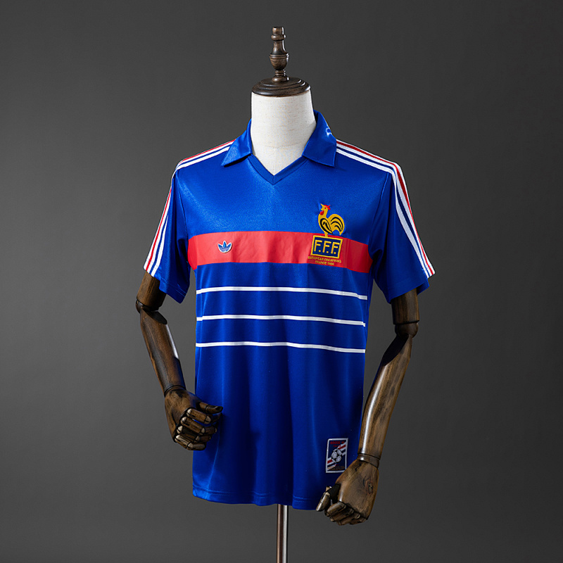 France 1984 Home Retro Jersey S-XXL