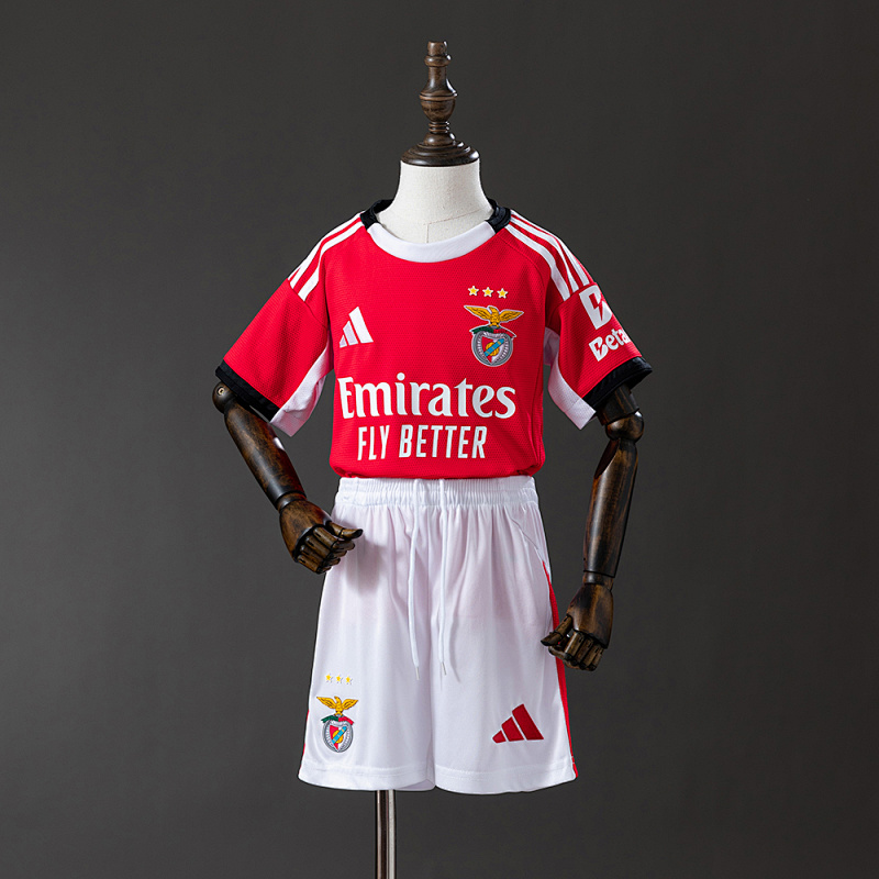25/26 Kids Benfica Home Size: 16-28