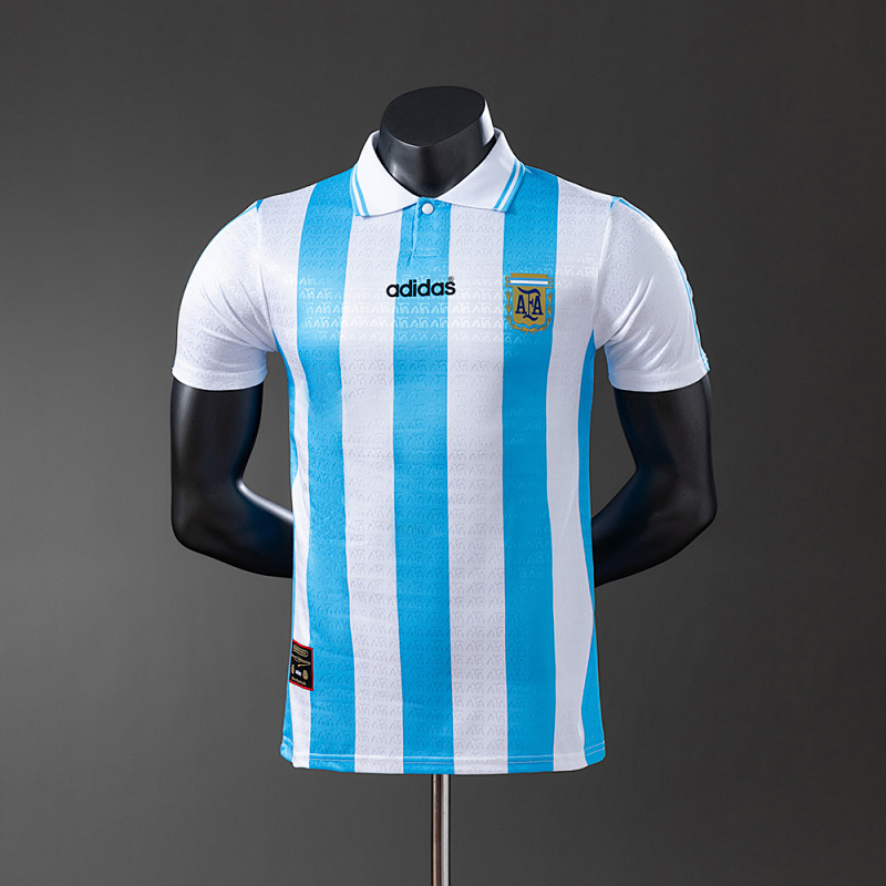 Argentina 1994 Home Player Version Jersey S-3XL