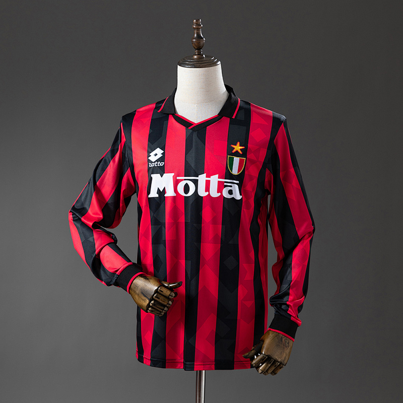 AC Milan 93/94 Home Long Sleeve S-XXL