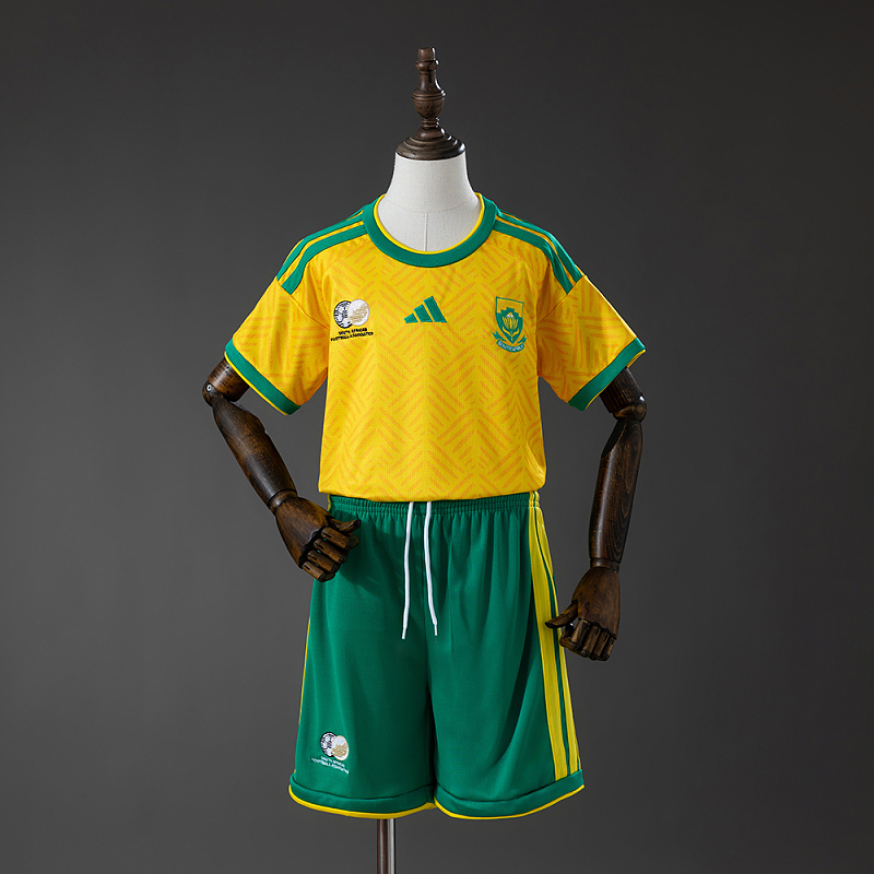 South Africa 2026 Home Kids Kit Jersey Size 16-28