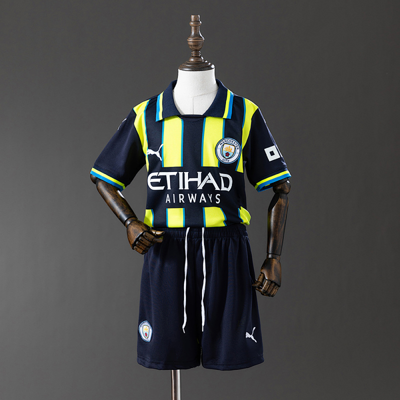 24/25 Kids Manchester City Away Size: 16-28