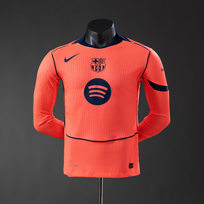 Barcelona 25/26 Third Away Long-Sleeve Player Version Jersey S-3XL