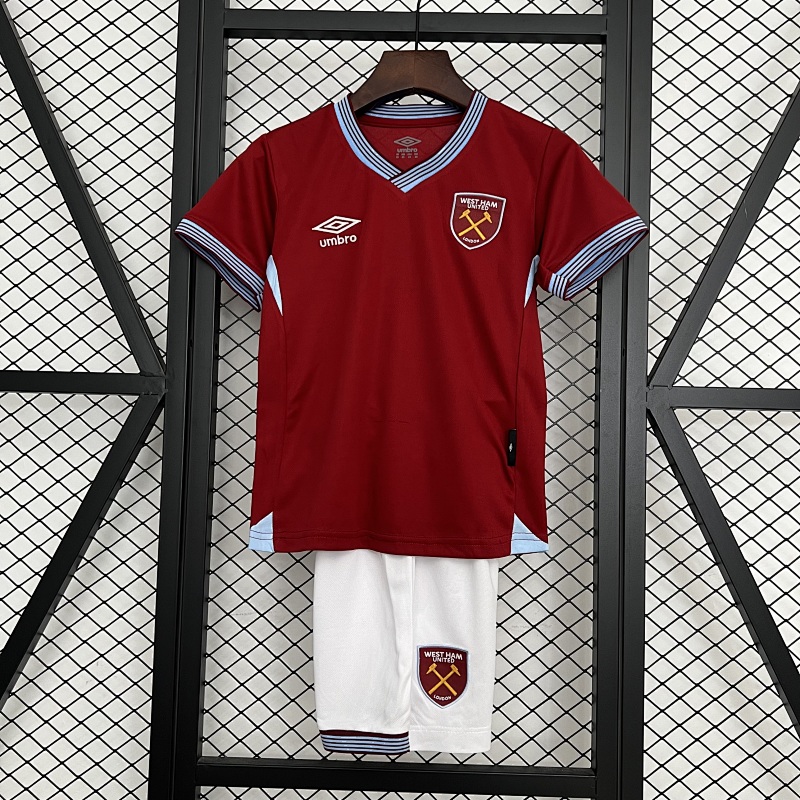 25/26 Kids West Ham United Home Size: 16-28