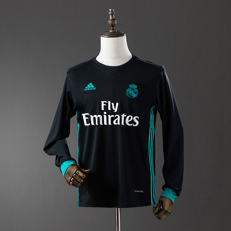 Retro Real Madrid 17/18 Away Long Sleeve S-XXL