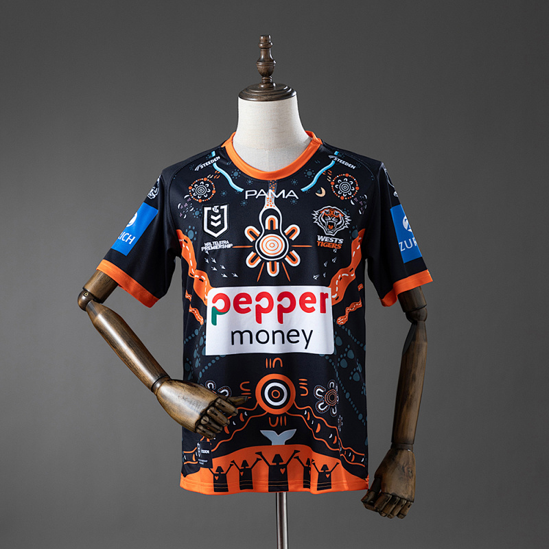 NRL West Tigers 2025 Indigenous Jersey S-5XL