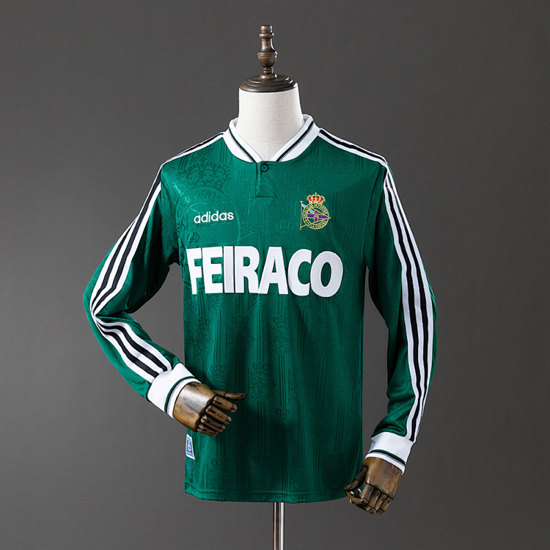 Deportivo La Coruna 99/00 Away Long Sleeve Retro Jersey S-XXL