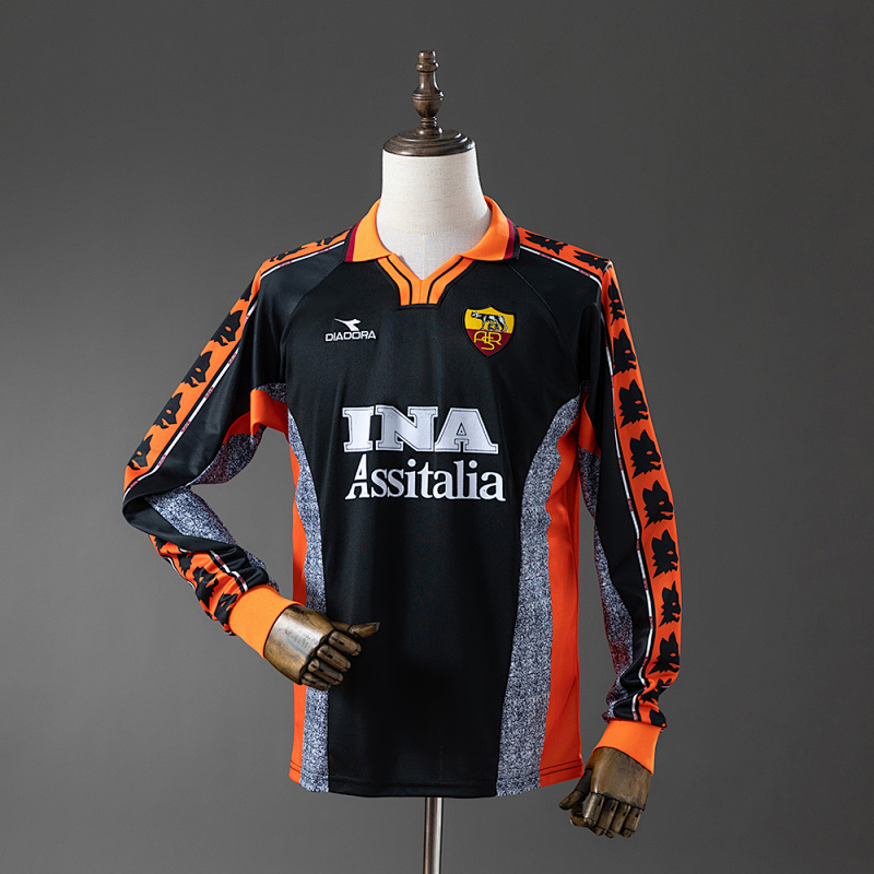 Roma 98/99 Third Away Long-Sleeve Retro Jersey S-XXL