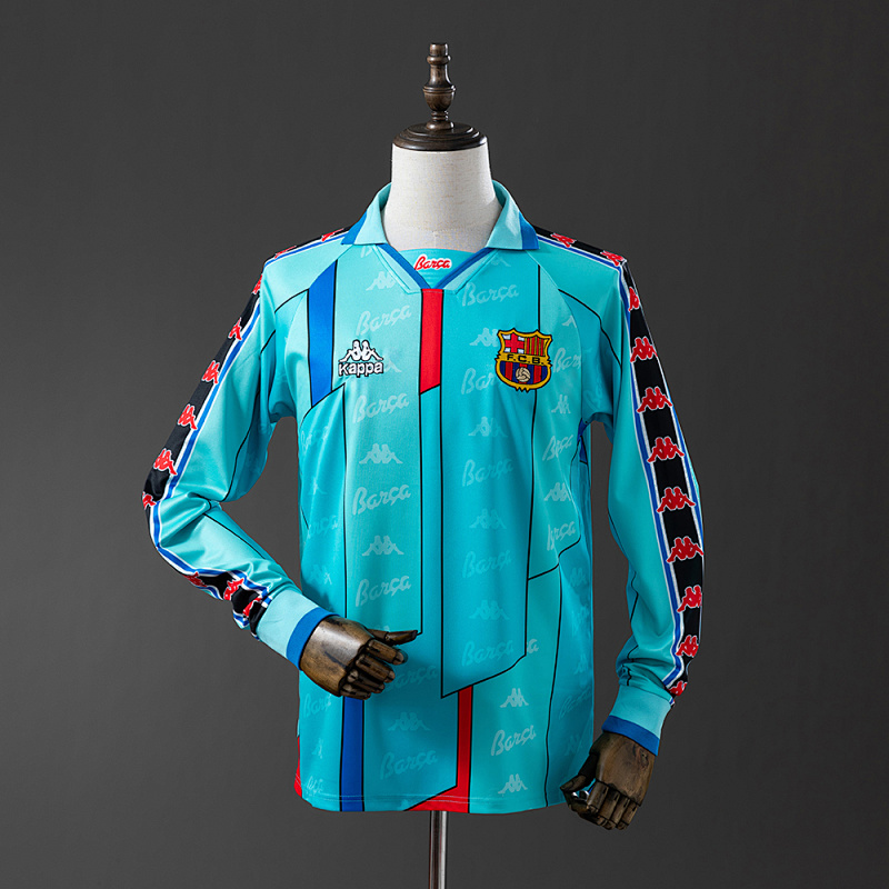 Barcelona 95/97 Away Long Sleeve Retro Jersey S-XXL
