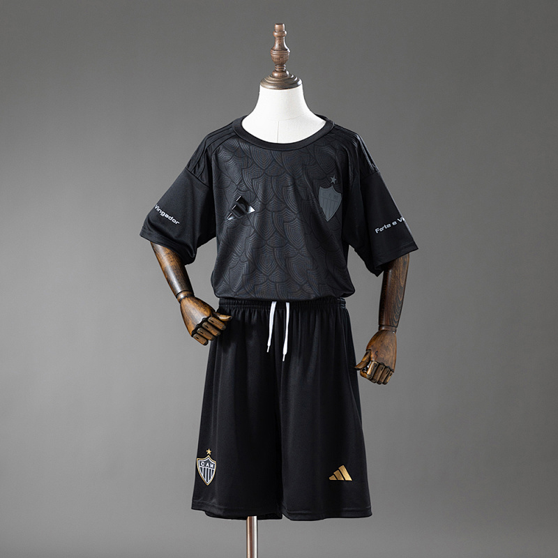 Atlético Mineiro 25/26 Limited Edition - Black Kids Kit Jersey SIZE 16-28
