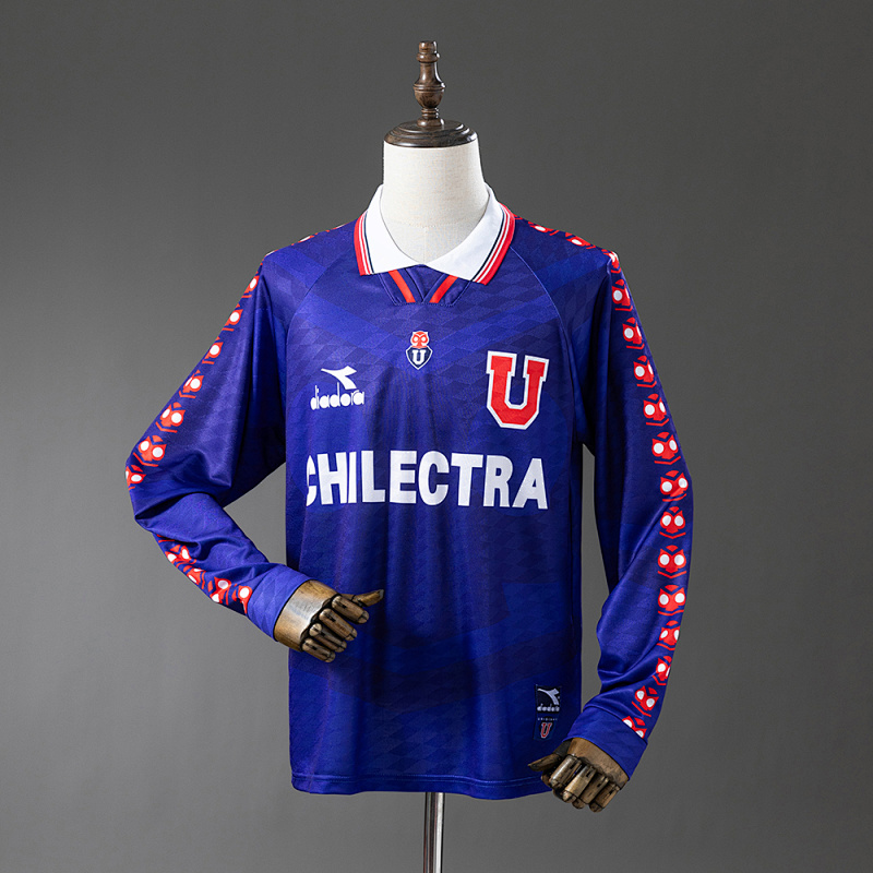 Retro Long Sleeve Universidad de Chile1996 Home S-3XL