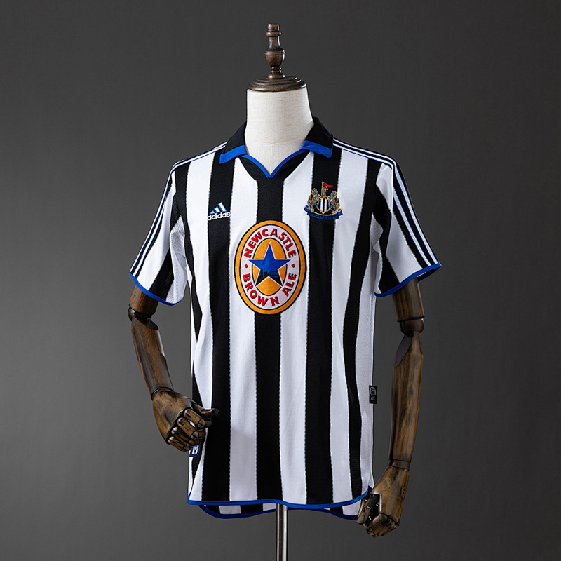 Newcastle United 1999/00 Home Retro Shirt S-XXL