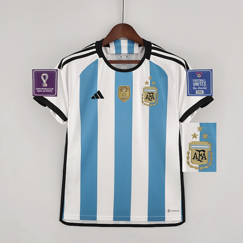 2022 Argentina 3-star World Cup jersey home S-XXXL