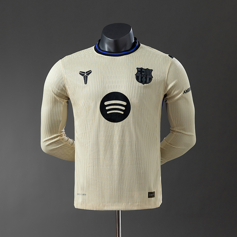 Barcelona 25/26 Player Version Away Long Sleeve Jersey S-3XL