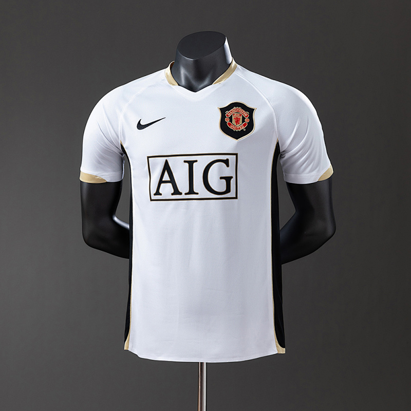 M-U 06/07 Away Player Version Retro Jersey S-3XL