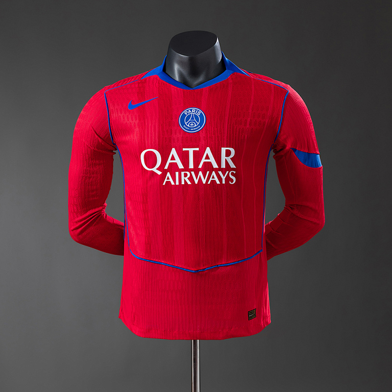 PSG 25/26 Third Away Long-Sleeve Player Version Jersey S-3XL
