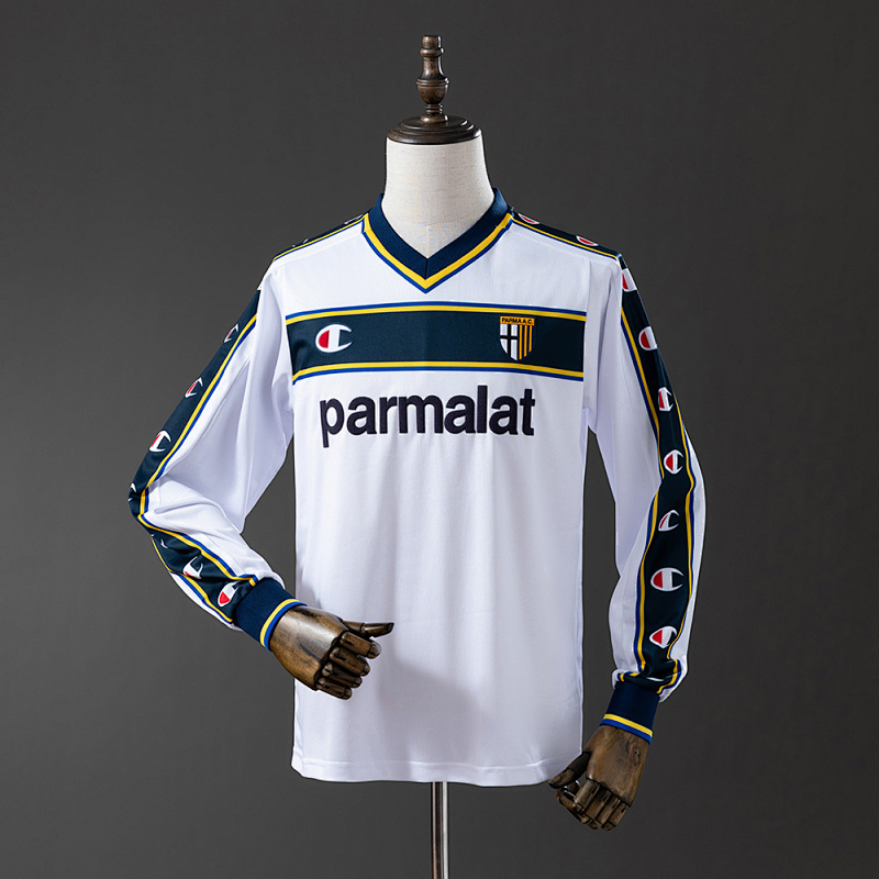 Parma Calcio 02/03 Away Long Sleeve Retro Jersey S-XXL