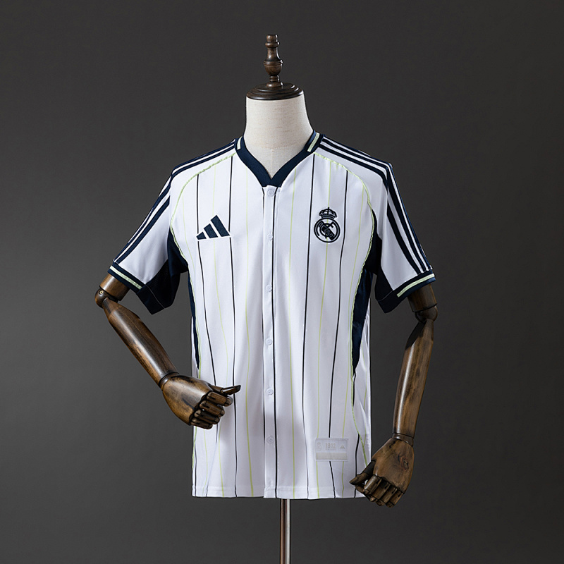 Real Madrid 25/26 Baseball - White Jersey S-4XL