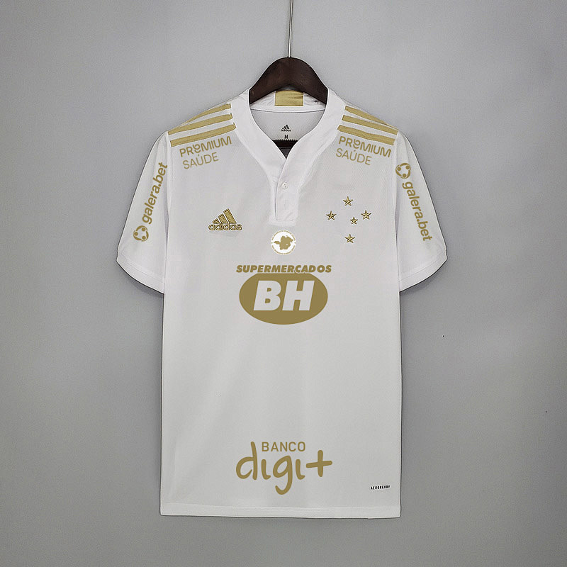21/22 all sponsor Cruzeiro away white S-XXL