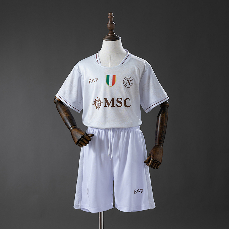 Napoli 25/26 Third Away kids kit Jersey size 16-28