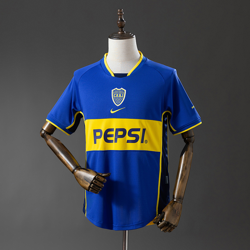 Boca Juniors 02/03 Home Retro Jersey S-XXL