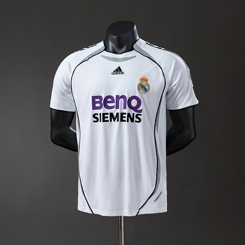 Real Madrid 06/07 Player Version Retro Home Jersey S-3XL