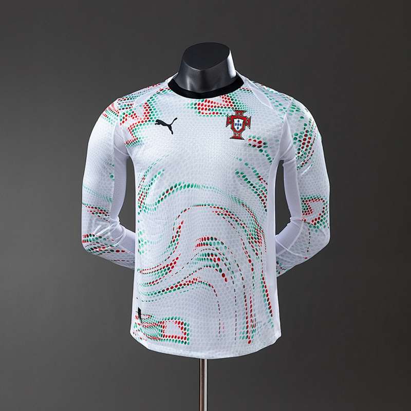 2025 Player Long Sleeve Portugal Away Jersey S-XXL