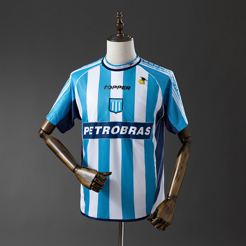 Racing Club de Avellaneda 02/03 Home Retro Jersey S-XXL