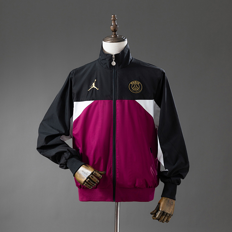 PSG Collaboration Windbreaker - Black & Psychedelic Purple S-XXL