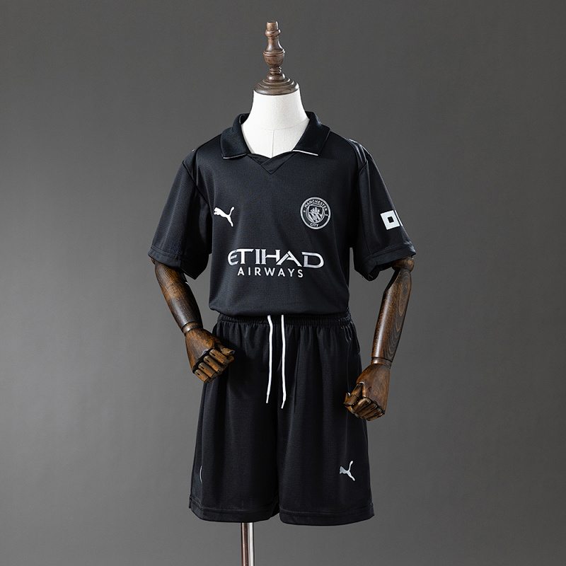 Manchester City 25/26 Away Full kids kit Jersey