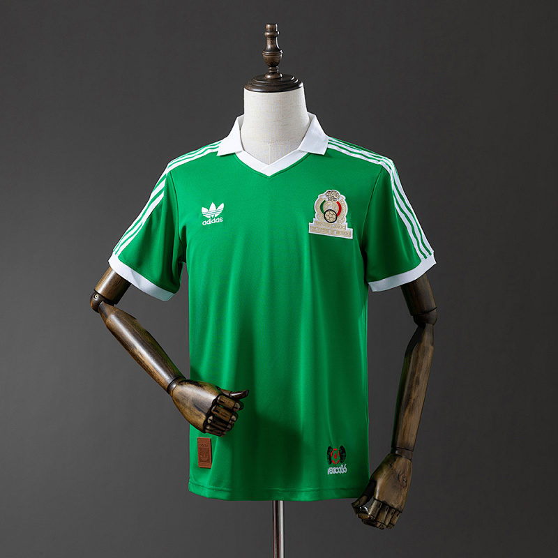 Retro Mexico 1986 home S-XXL