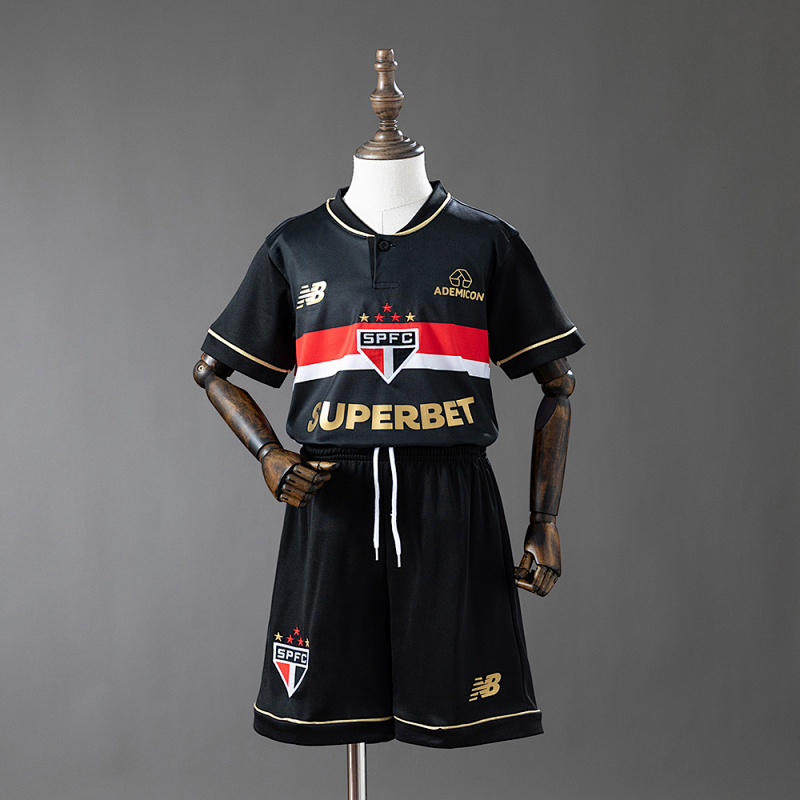 Sao Paulo 25/26 Third Away kids kit Jersey size 16-28