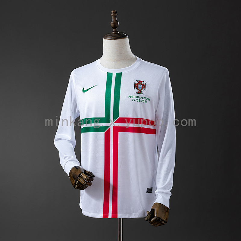 Retro portugal 2012 long sleeve away S-XXL