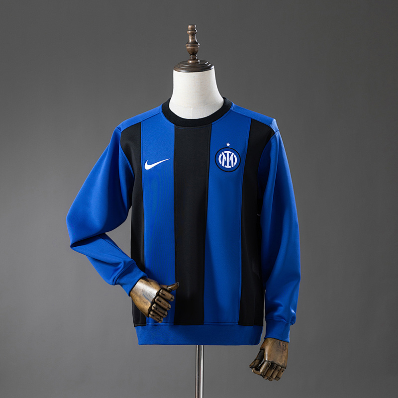 Inter Milan 25/26 Long-sleeved Sweatshirt - Dark Blue & Black M-4XL