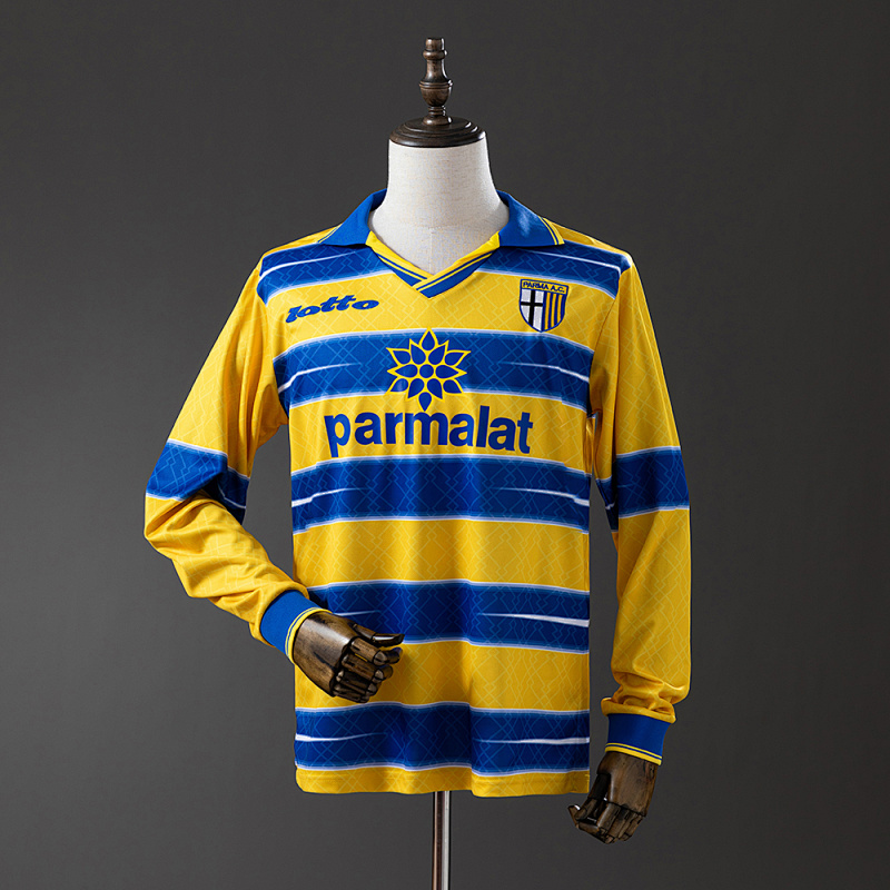 Parma 98/99 Home Long Sleeve Retro Jersey S-XXL