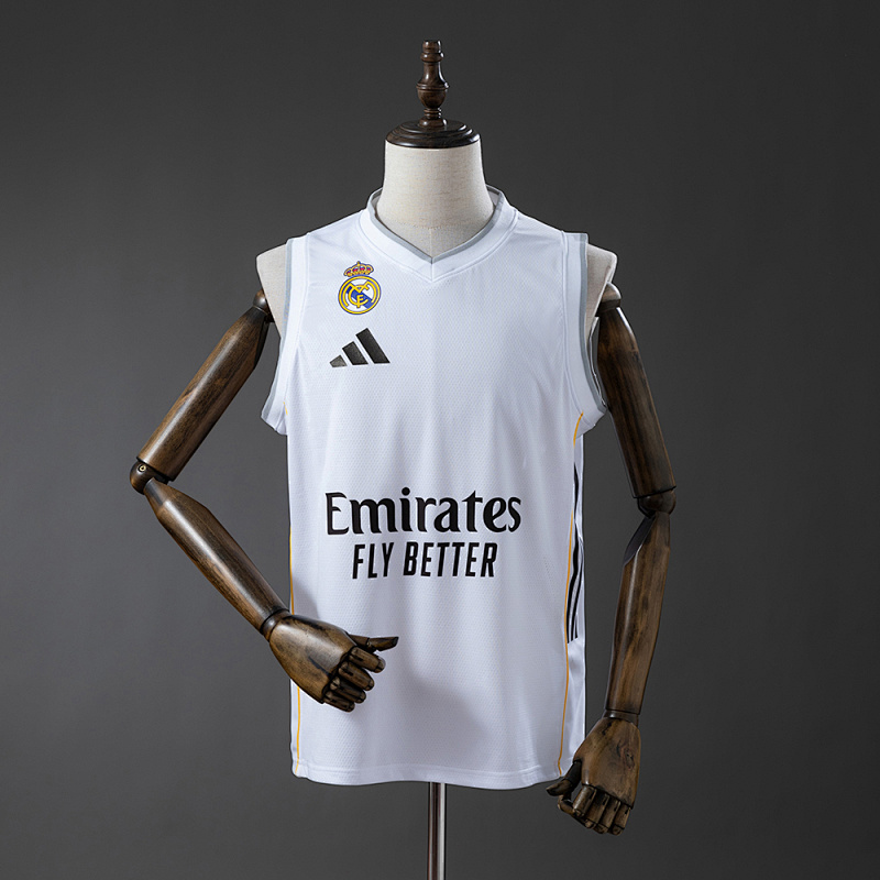 Real Madrid 25/26 Home Basketball Jersey S-XXL