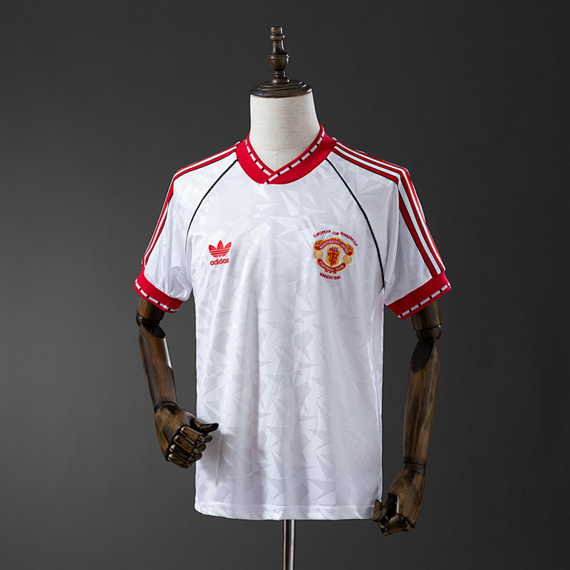 M-U 1991 Away Retro Jersey S-4XL