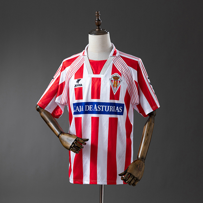 Retro 94/95 Sporting Gijon Home Size S-XXL
