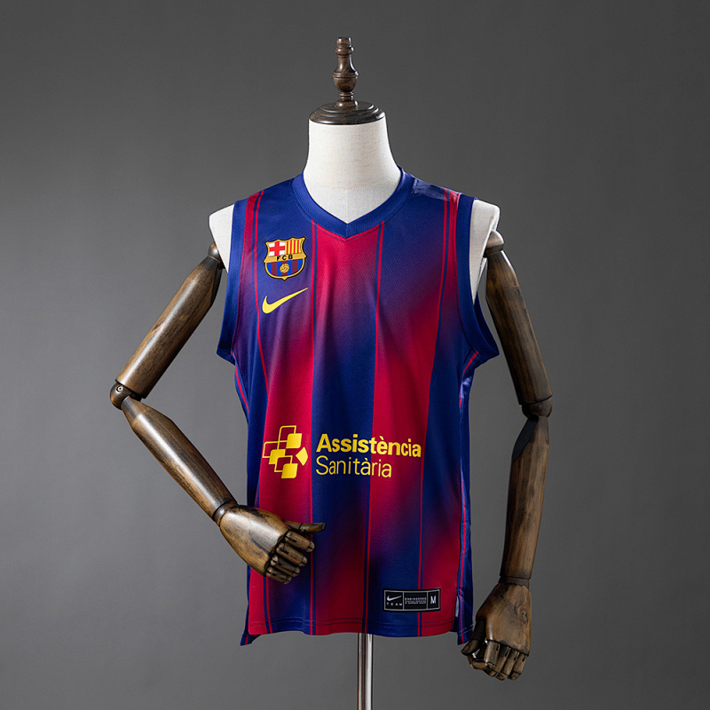 Barcelona 25/26 Home Basketball Jersey S-XXL