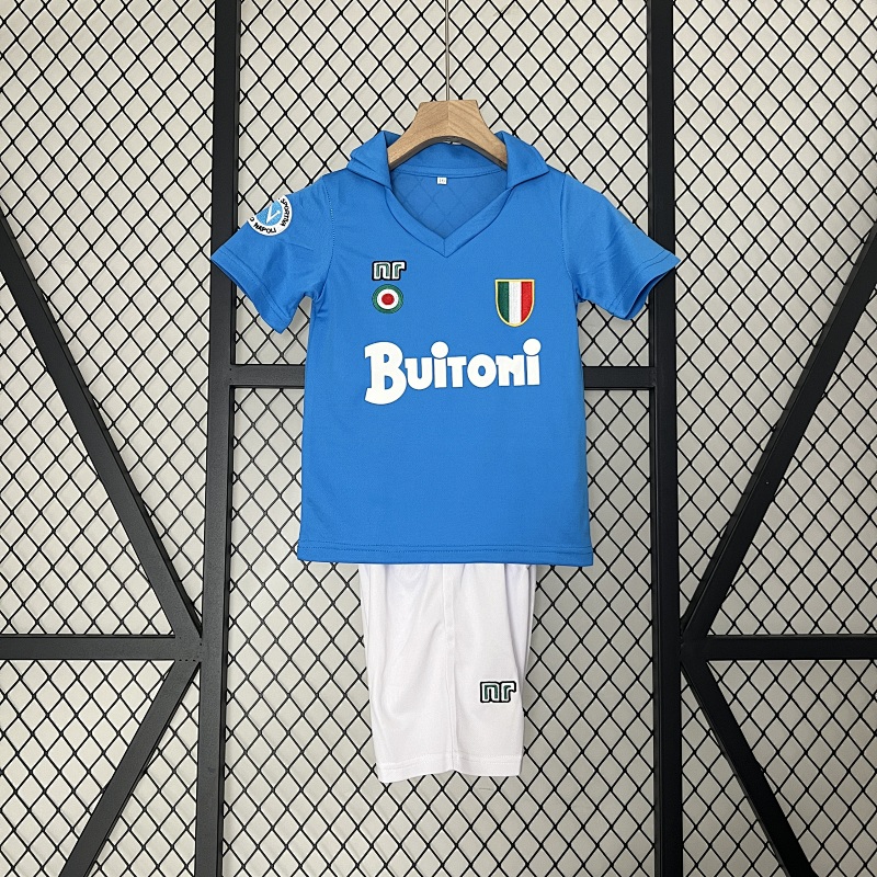 kids Napoli 87/88 home size: 16-28