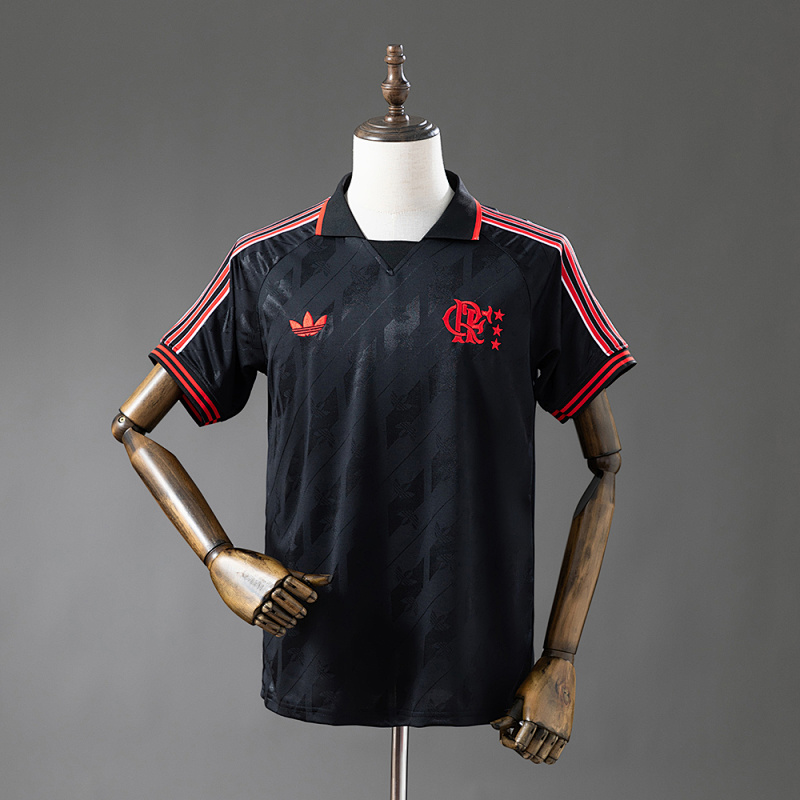 Flamengo 25/26 Lifestyler Retro - Black Jersey S-4XL