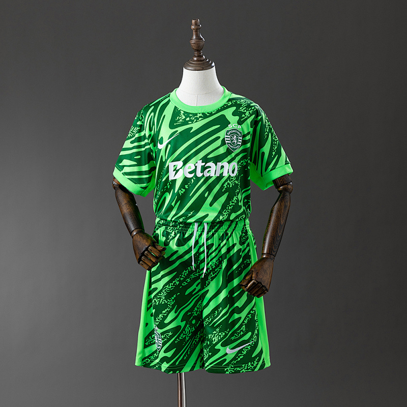 25/26 Sporting Lisbon Goalkeeper Green Size: 16-28
